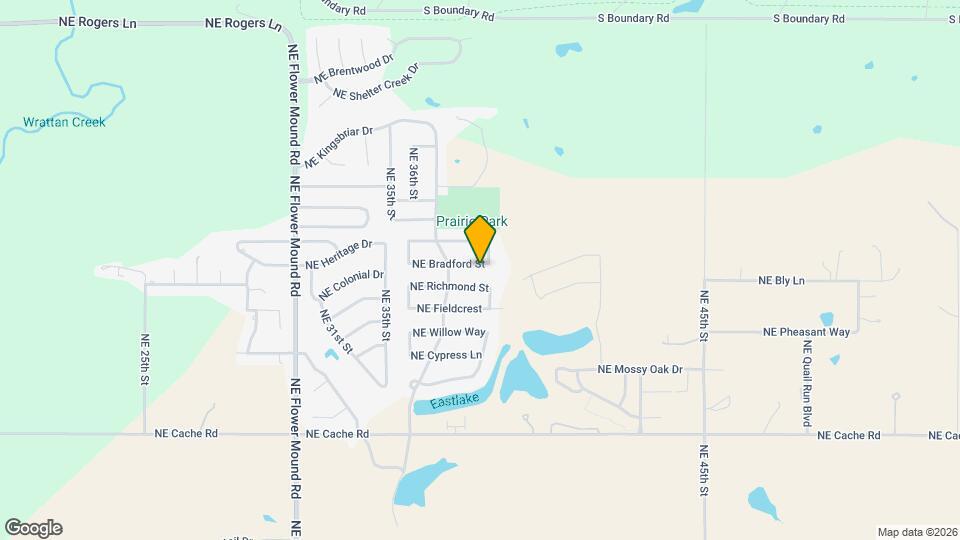 3711 NE Bradford St Map and Location Details