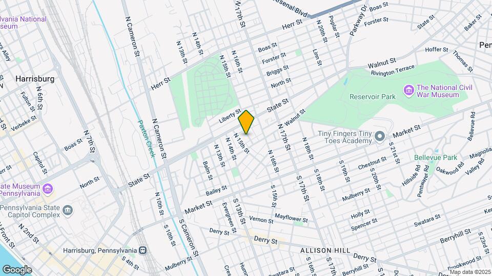 116 Hoerner St Mapa y Detalles de la Ubicación