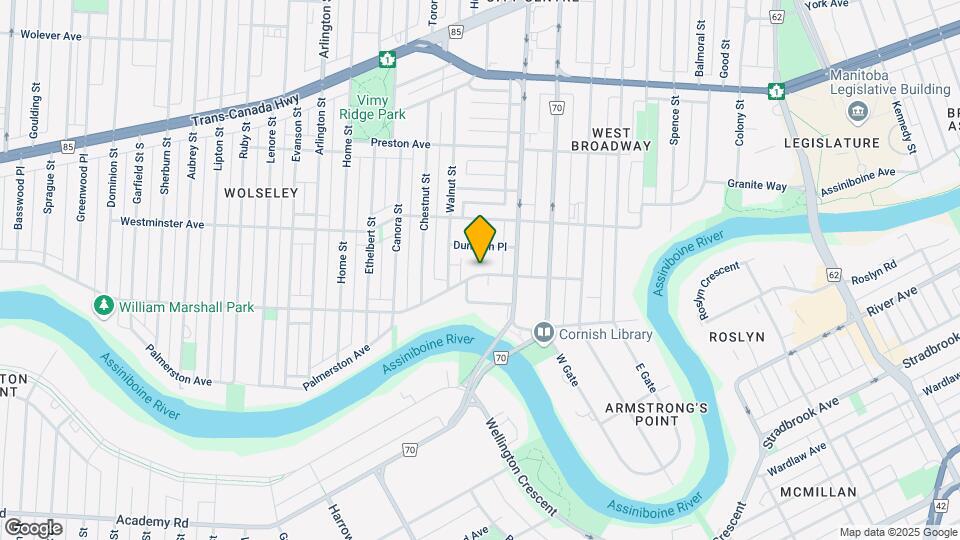 753 Wolseley Av Map and Location Details