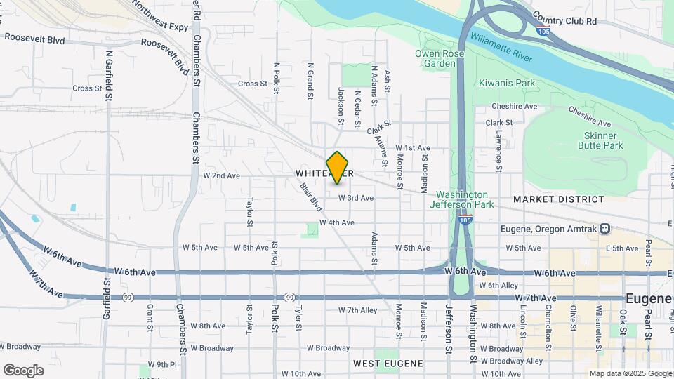 1047 W 3rd Ave Map and Location Details