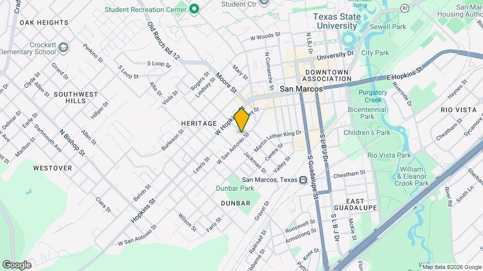 101 Blanco St Map and Location Details