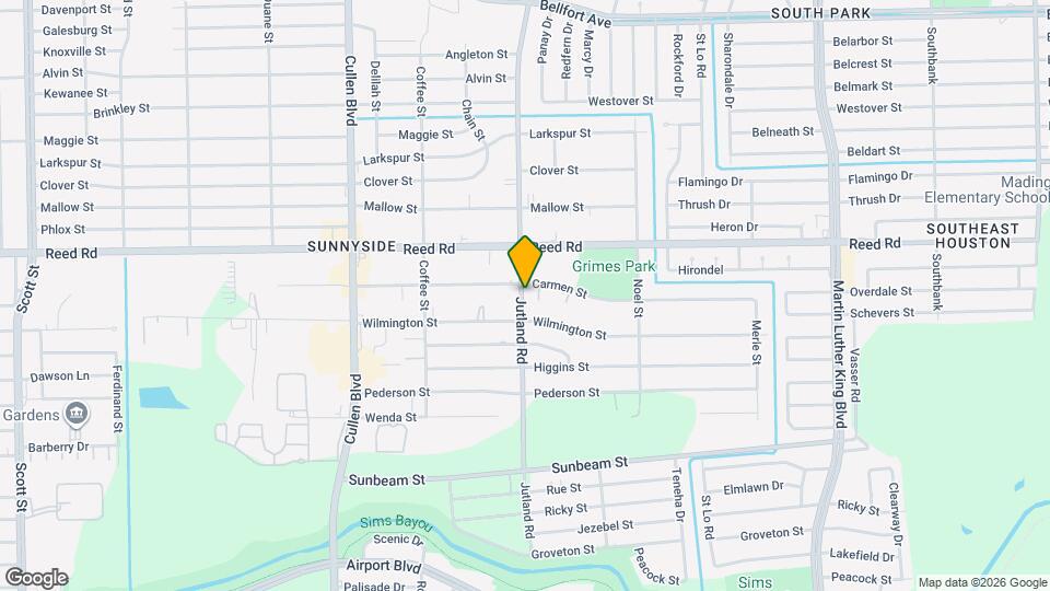 9311 Jutland Rd Map and Location Details
