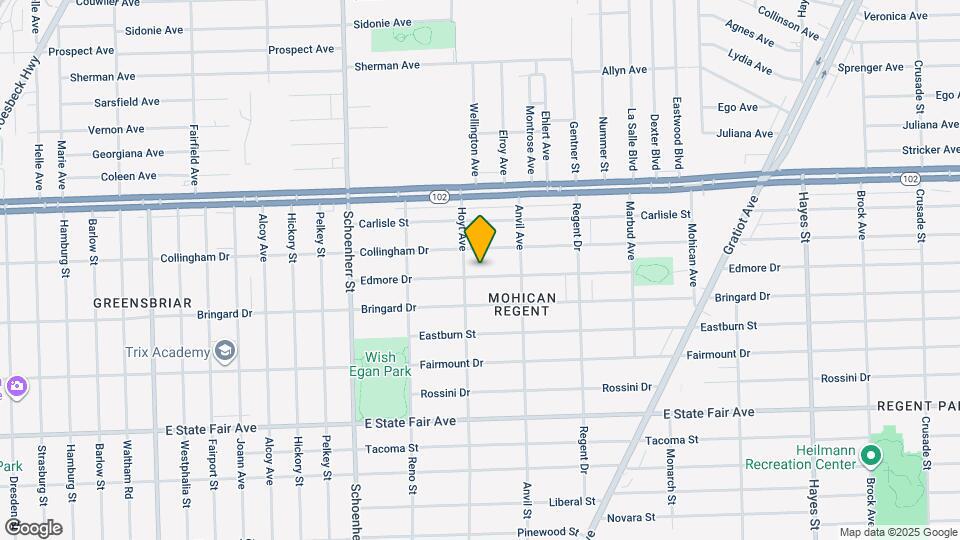 14019 Edmore Dr Map and Location Details