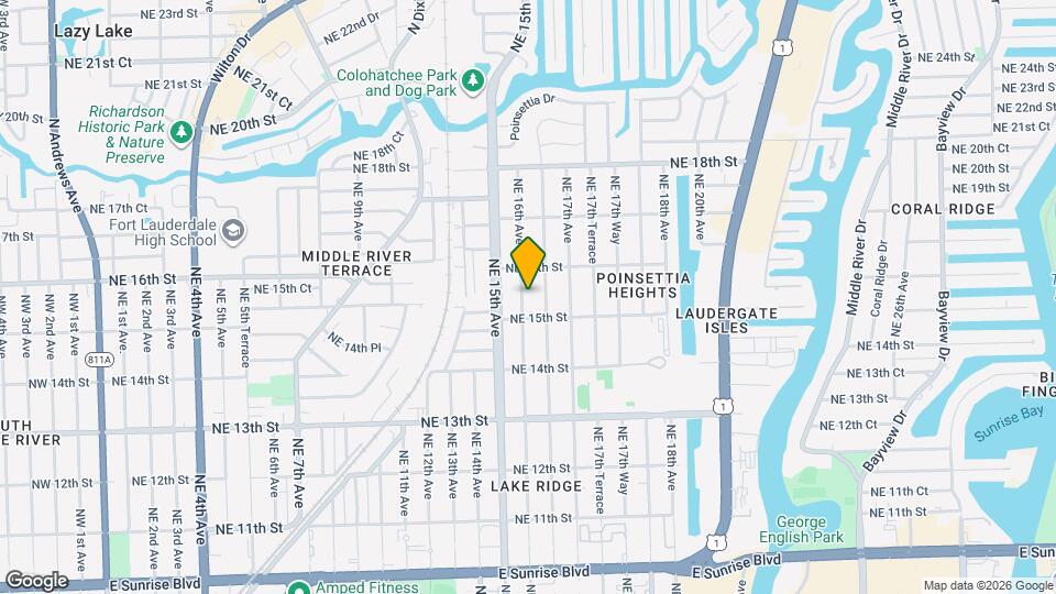 1520 NE 16th Ave Mapa y Detalles de la Ubicación