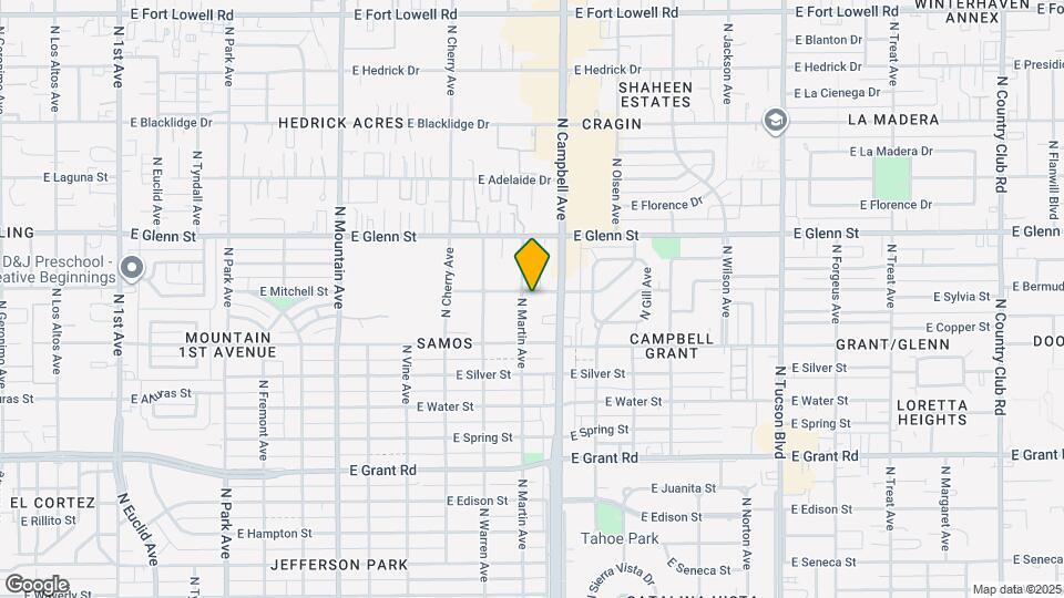 1818 E Mitchell St Map and Location Details