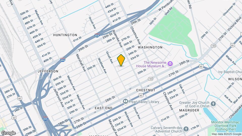 1021 32nd St Map and Location Details