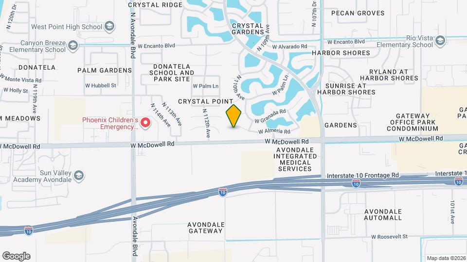 11029 W Almeria Rd Mapa y Detalles de la Ubicación