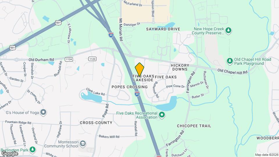 4210 Pin Oak Dr Map and Location Details
