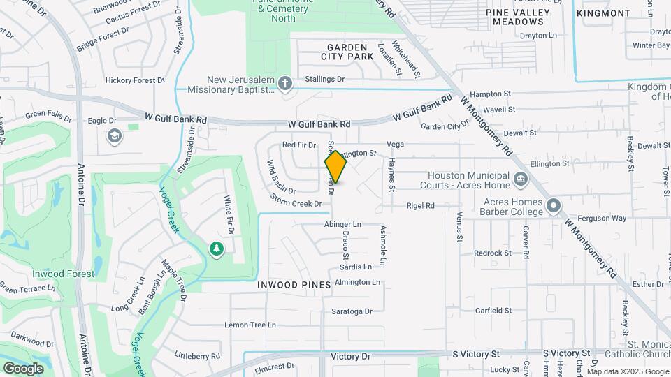 8522 Scenic Green Dr Map and Location Details