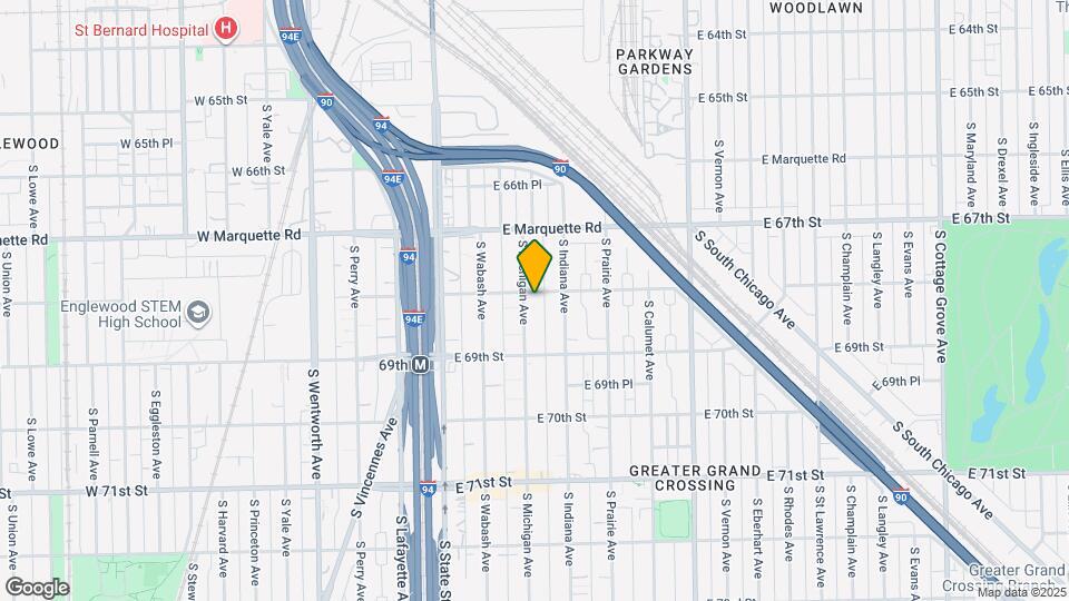 115 E 68th St Map and Location Details