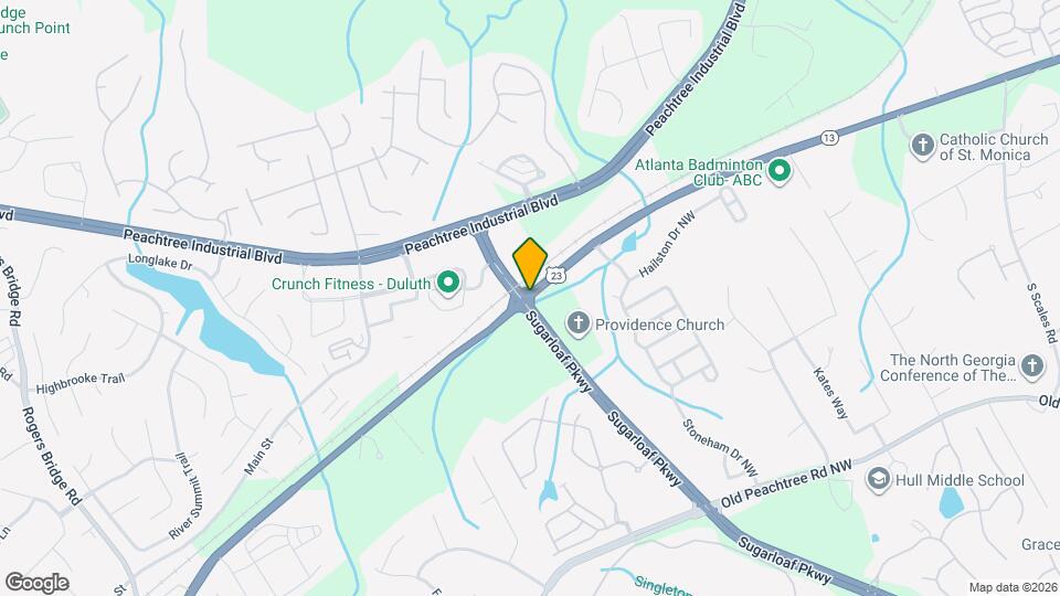 22556 Buford Hwy Map and Location Details