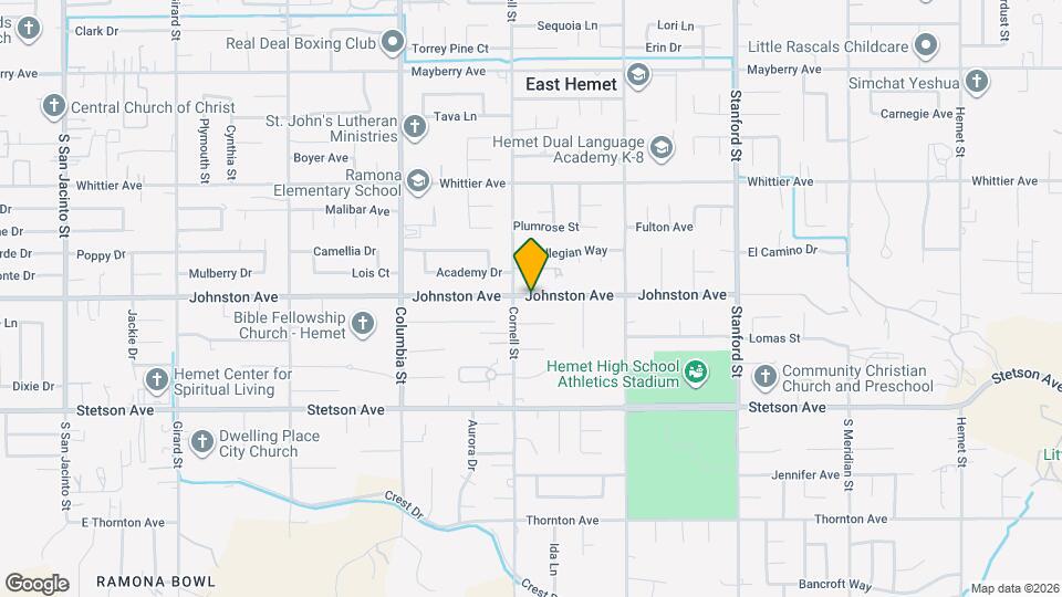 41285 Johnston Ave Map and Location Details