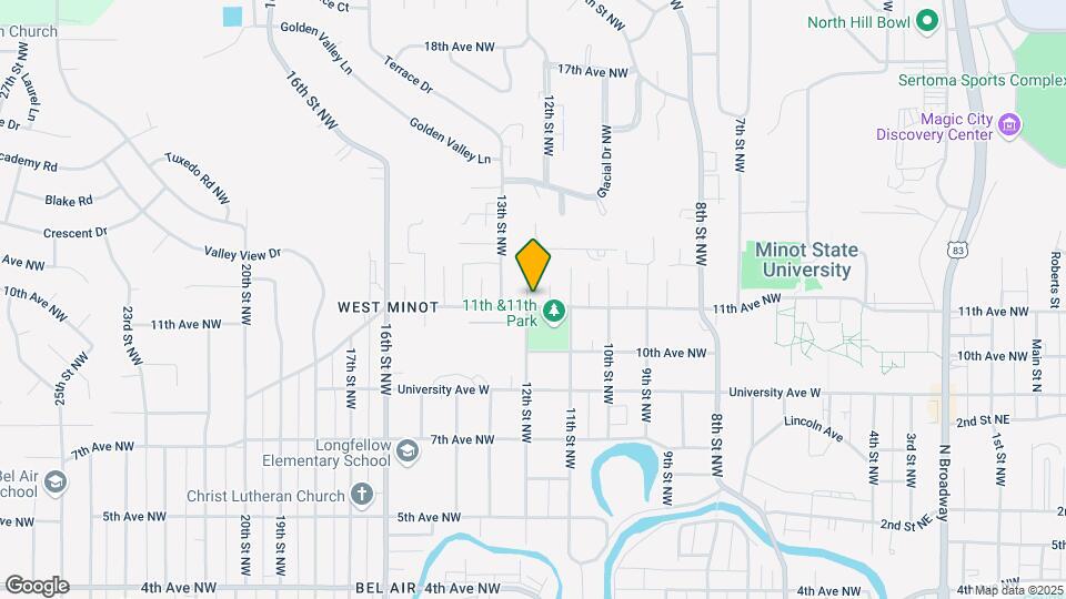 1124 11th Ave NW Map and Location Details
