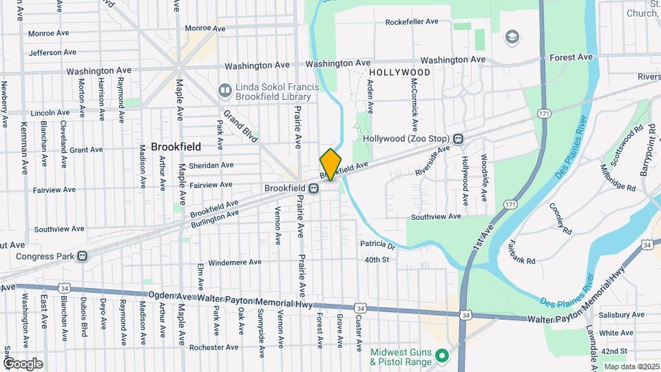 8834 Burlington Ave Map and Location Details