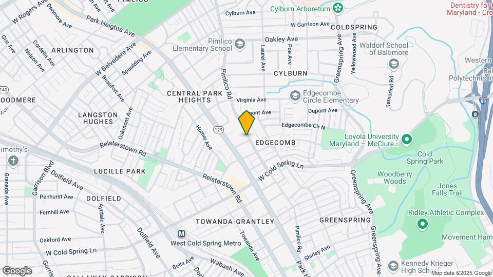 4520 Pimlico Rd Map and Location Details