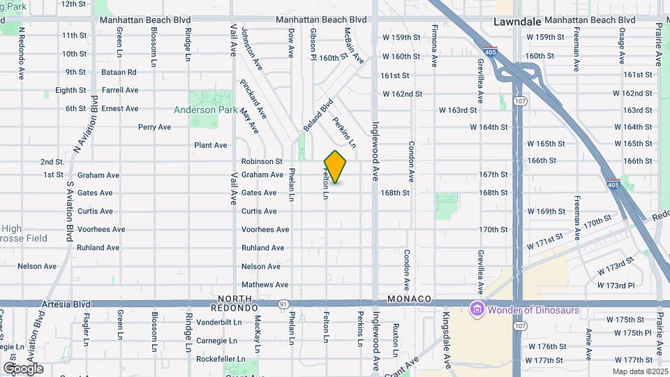 2605 Gates Ave Map and Location Details
