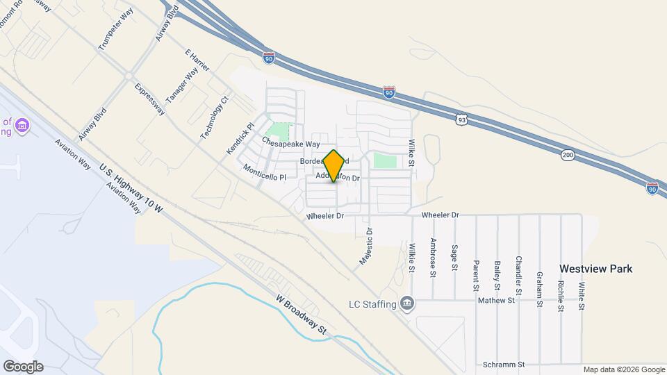 4400 Martindale Way Mapa y Detalles de la Ubicación