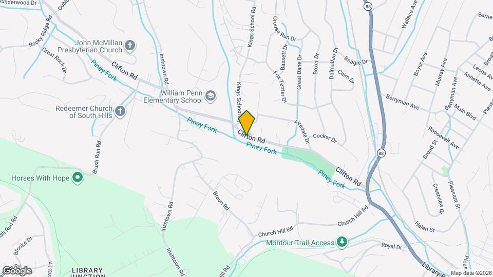 1132 Clifton Rd Map and Location Details