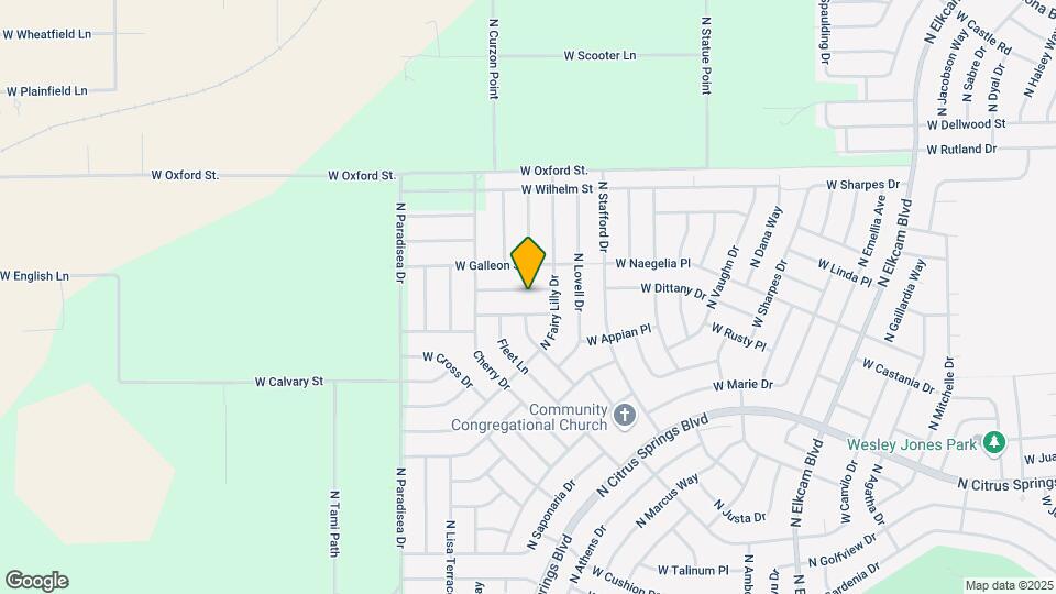 3672 W Lappula Ln Map and Location Details