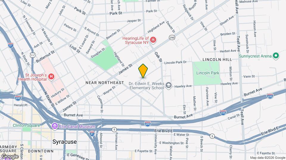 330-332 Green St Mapa y Detalles de la Ubicación