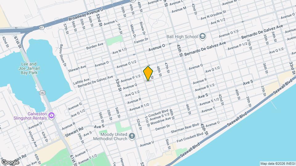 4919 Avenue Q Map and Location Details