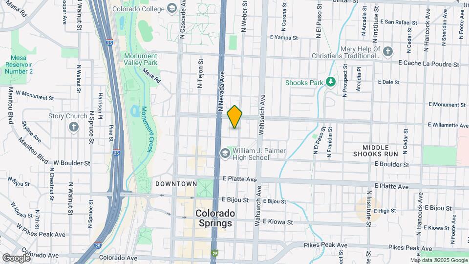 510-512 N Weber St Map and Location Details
