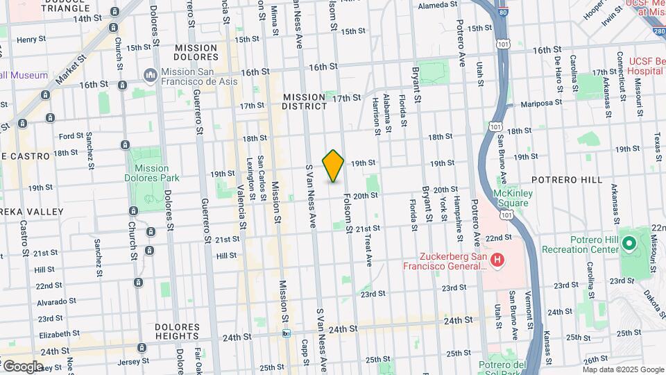 565 Shotwell St Mapa y Detalles de la Ubicación