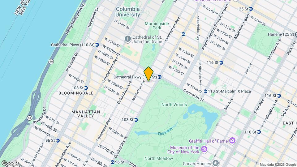 7 West 108th Street Mapa y Detalles de la Ubicación