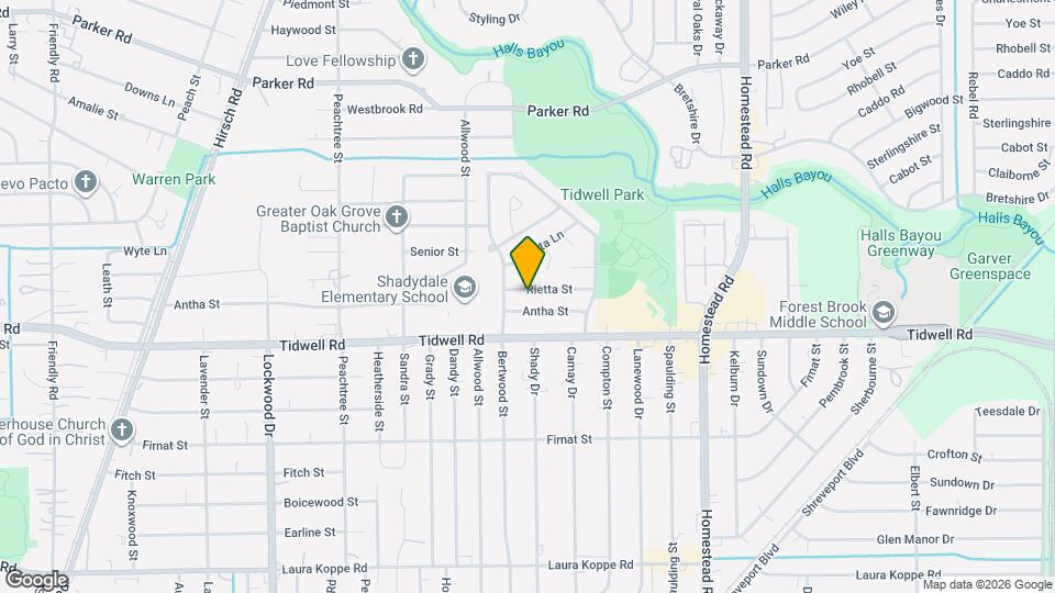 6118 Rietta St Map and Location Details