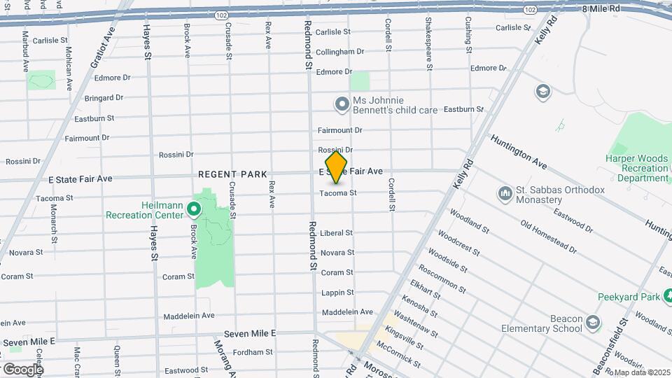 16073 Tacoma St Map and Location Details