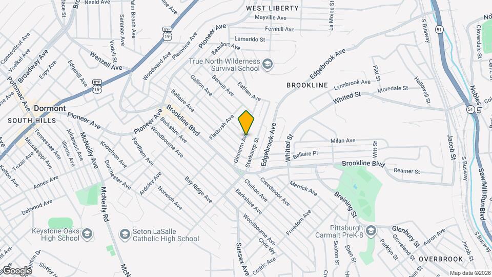 2451 Glenarm Ave Map and Location Details