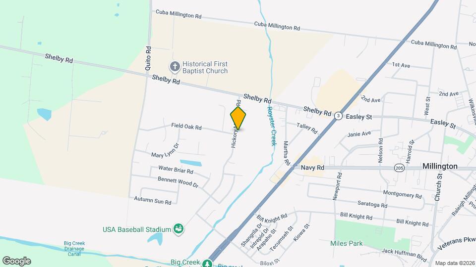 7968 Hickory Meadow Rd Map and Location Details