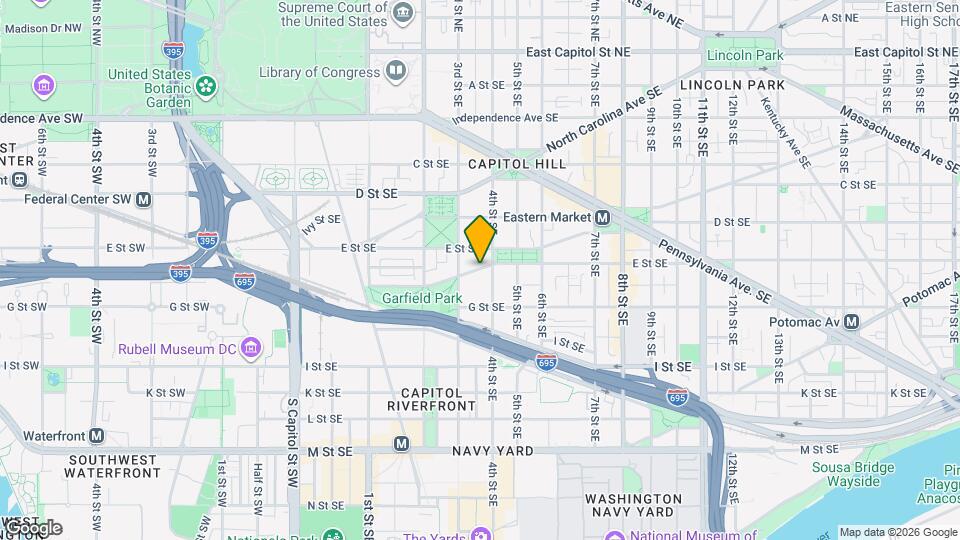 409 South Carolina Ave SE Map and Location Details