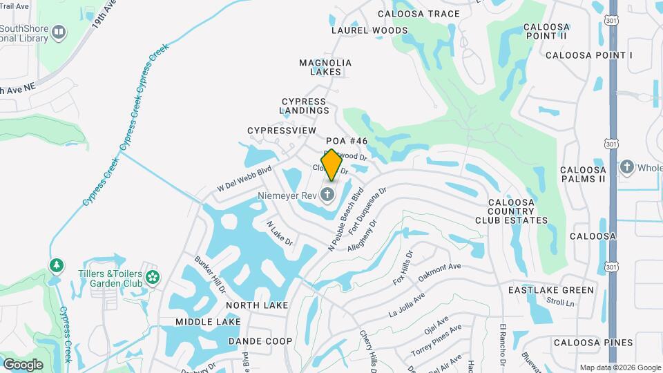 1814 Columbine Pl Map and Location Details