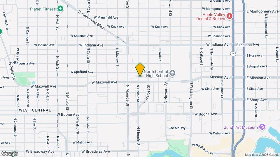 1510 N Lincoln St Mapa y Detalles de la Ubicación
