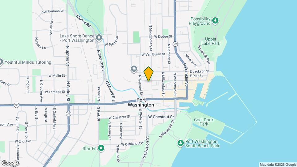 309 W Washington St Map and Location Details