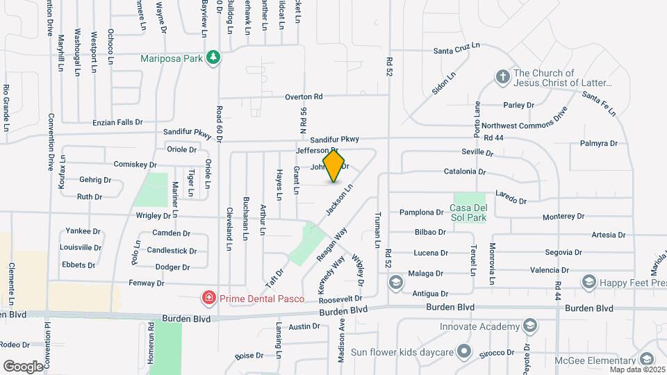 5404 Coolidge Ct Map and Location Details
