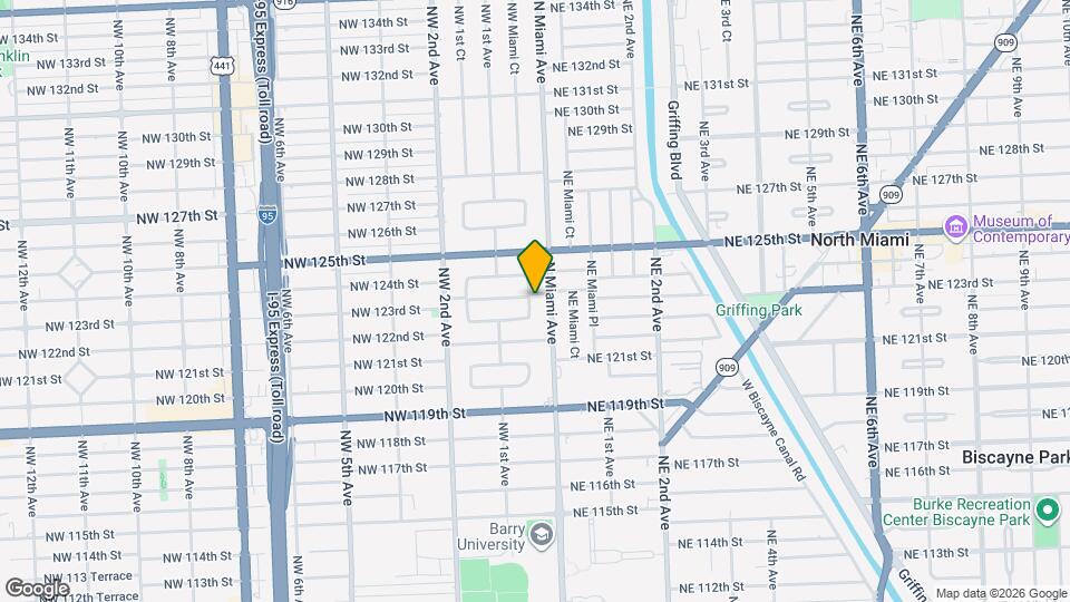 12255 NW Miami Ct Map and Location Details