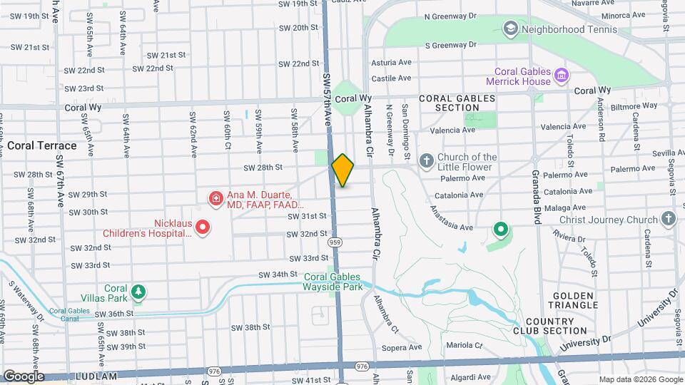 1549 Catalonia Ave Map and Location Details