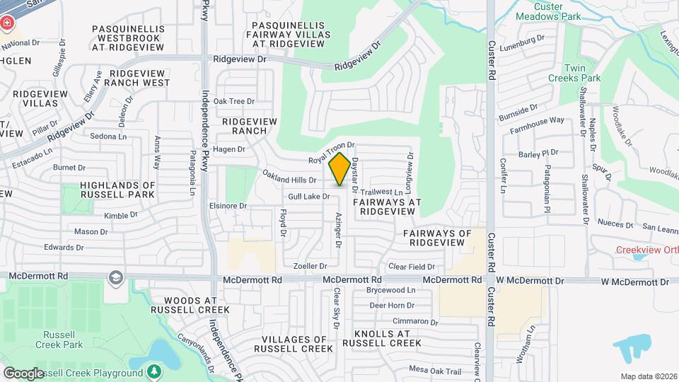 2605 Gull Lake Dr Map and Location Details