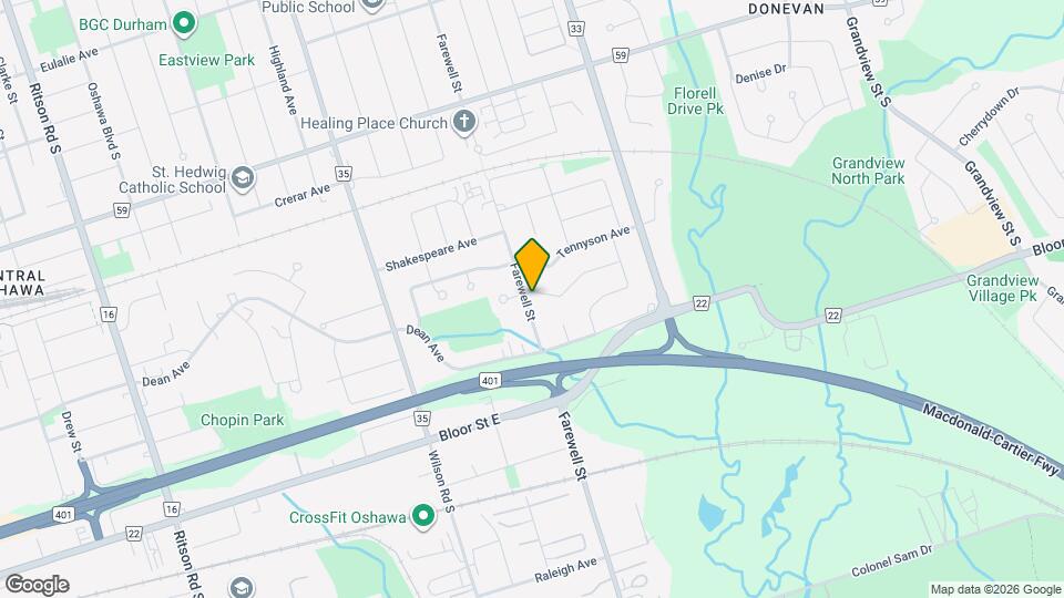 685 Emerson Ave Map and Location Details