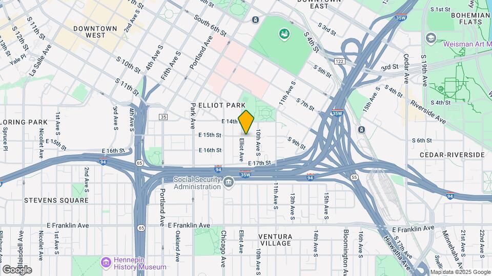 907 E 15th St Mapa y Detalles de la Ubicación