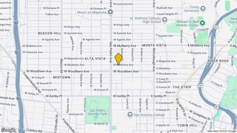 310 West Mistletoe Avenue, Unit 310 W Mistletoe Map and Location Details