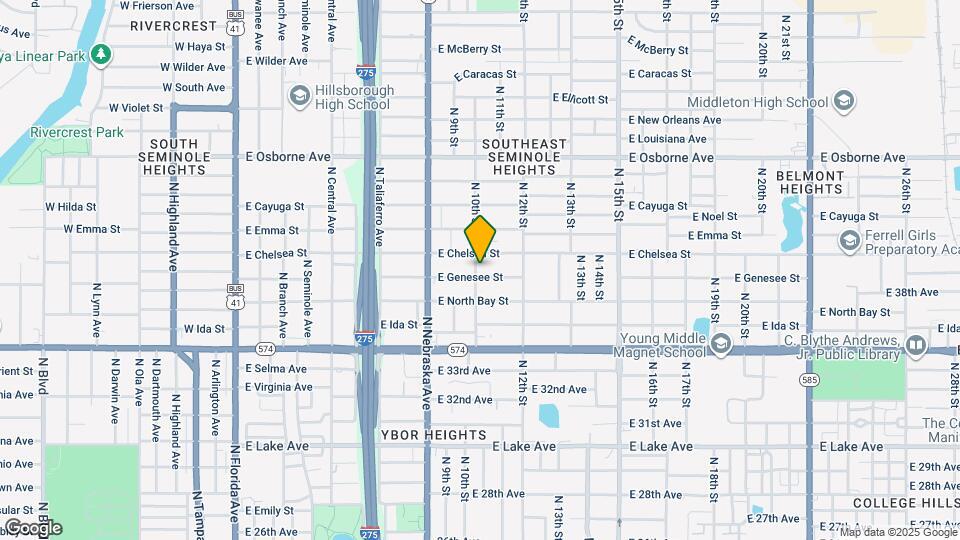 4303 N 10th St Map and Location Details