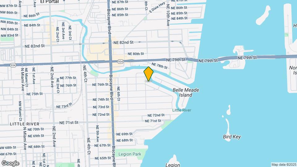 815 NE 76th St Map and Location Details