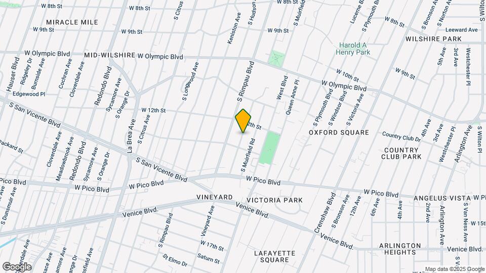 1226 S Mullen Ave, Unit 1226.5 Map and Location Details