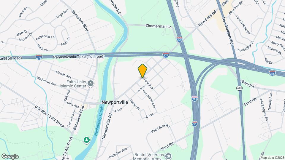 2620 New Falls Rd Mapa y Detalles de la Ubicación