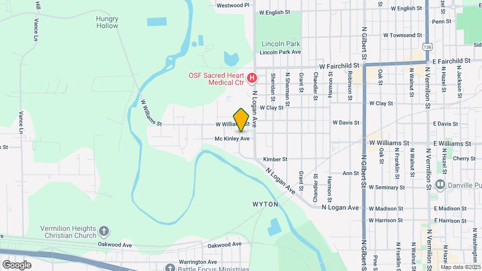 1201 Mc Kinley Ave Map and Location Details