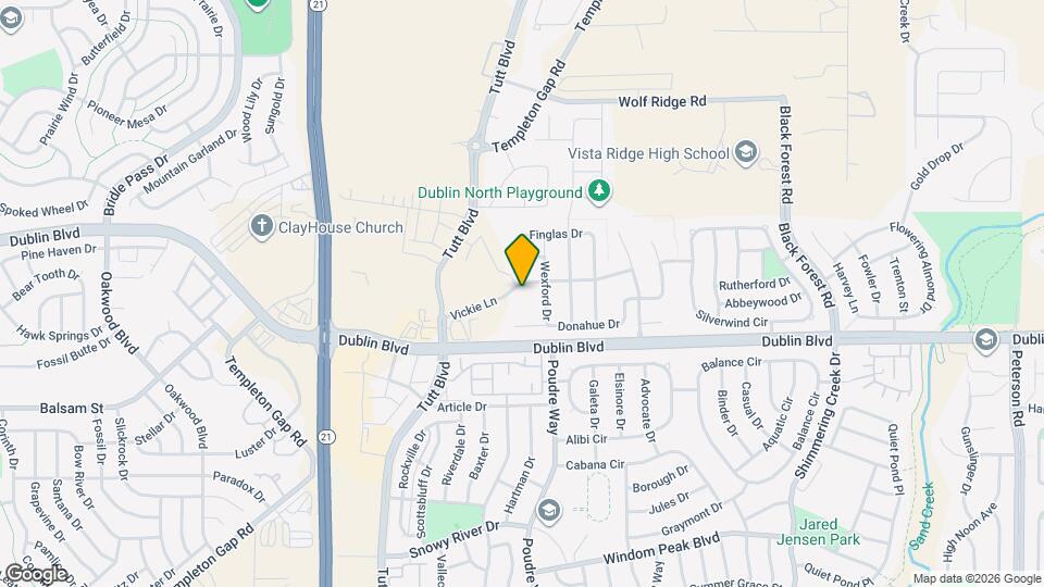 6131 Vickie Ln Mapa y Detalles de la Ubicación