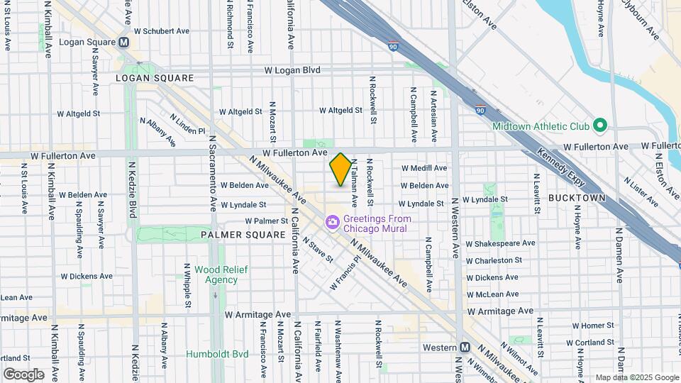 2654 W Belden Ave Map and Location Details